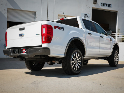 aFe Ranger Apollo GT Series 3" Muffler Delete Cat-Back w/ Resonator - Black Tip (2019-2023)