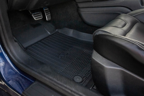 Ford Mustang All-Weather Floor Liners w/ Pony Logo (2015-2026)