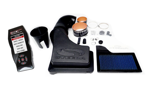 Steeda Mustang GT HARDCORE MaxFlow Closed Cold Air Intake Power Pack - X4 (2018-2020)