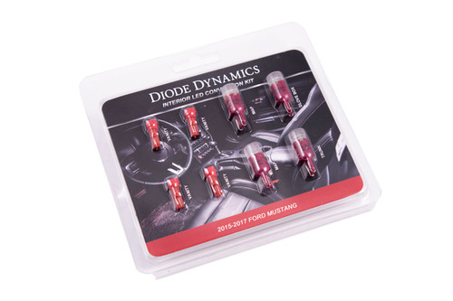 Diode Dynamics Mustang Stage 1 Interior Light Kit - Red (2015-2017)