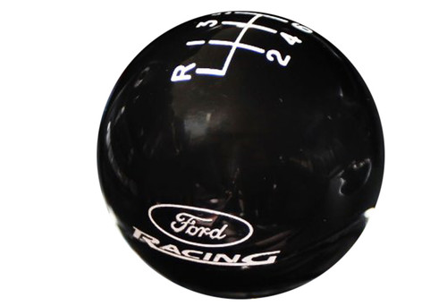 Ford Racing Mustang 6-Speed Black Shift Knob (2015-2023)