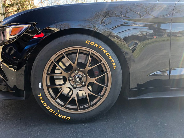 APEX Mustang EC-7 Satin Bronze Wheel - 18x10 ET40 (2005-2023) - Image APEX Mustang EC-7 Satin Bronze Wheel - 18x10 ET40 (2005-2023) - Image