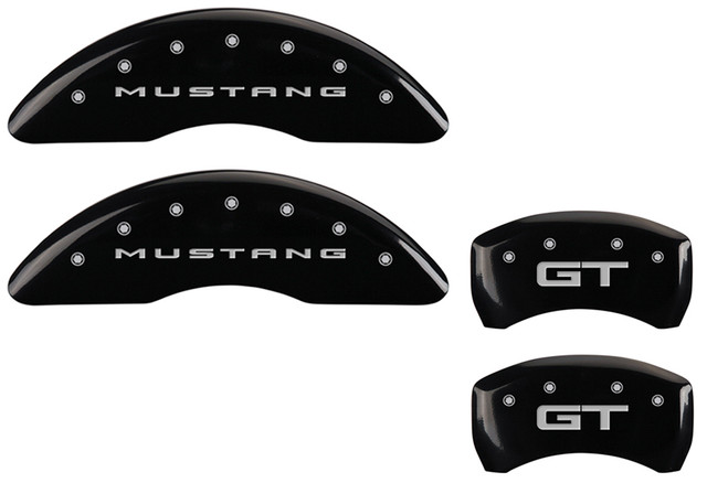 MGP Mustang GT Caliper Covers - Glossy Black w/ GT logo - Front and Rear (2015-2023) - Image MGP Mustang GT Caliper Covers - Glossy Black w/ GT logo - Front and Rear (2015-2023) - Image