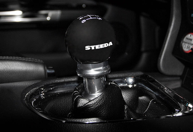 Steeda S550 Mustang 6-Speed Black Shift Knob (2015-2023) - Image