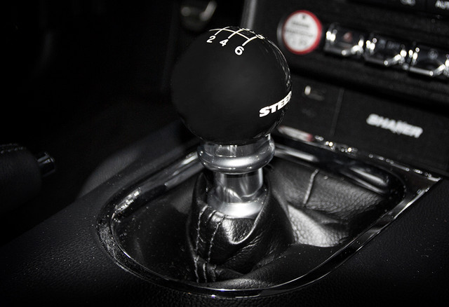 Steeda S550 Mustang 6-Speed Black Shift Knob (2015-2023) - Image