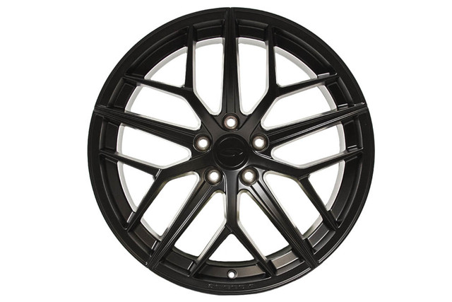 Steeda Trident Satin Black Wheel - 19x10 (2005-2026) - Image Steeda Trident Satin Black Wheel - 19x10 (2005-2026) - Image