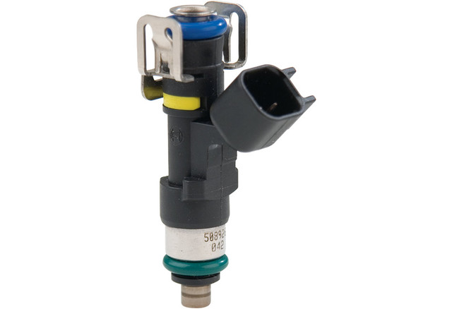 Ford Performance Mustang 47LB EV14 48mm Fuel Injectors - Set of 8 (1986-2014) - Image Ford Performance Mustang 47LB EV14 48mm Fuel Injectors - Set of 8 (1986-2014) - Image