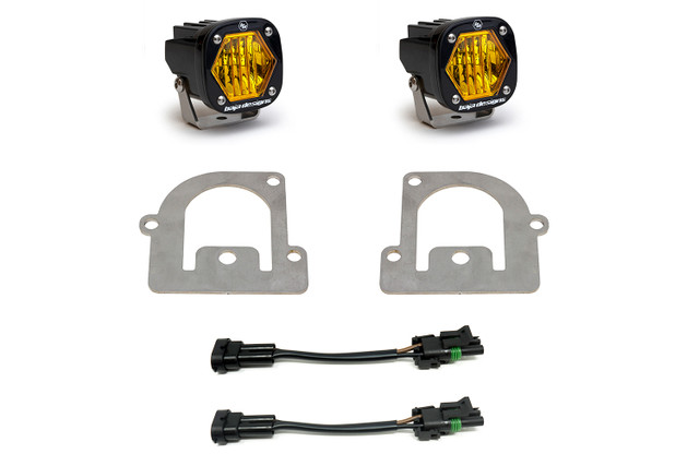 Baja Designs Bronco Sport LED Fog Light Kit - Amber (2021-2023) - Image