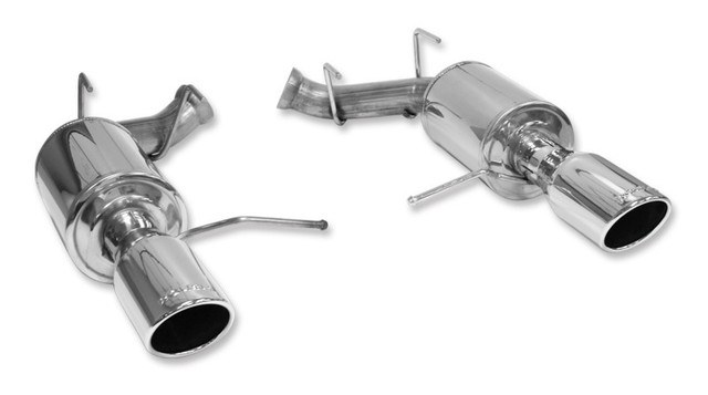 ROUSH ステンレススチール マフラー　マスタング 2011〜2014年 V8 Mustang Exhaust with Round Tips (2011-2014) – Roush Performance
