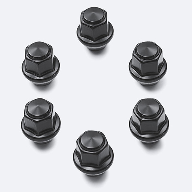 Ford Performance Bronco/Ranger 12MM Black PVD Lug Nut Set of 6 (2019-2023) - Image Ford Performance Bronco/Ranger 12MM Black PVD Lug Nut Set of 6 (2019-2023) - Image