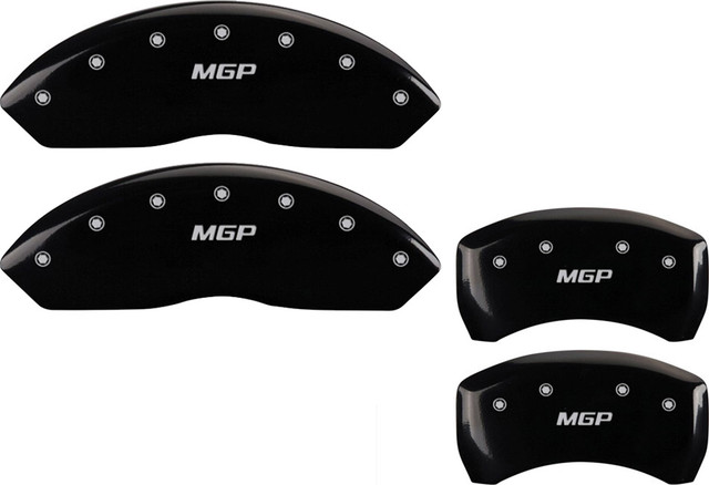 MGP Mustang GT/V6 Caliper Covers - Glossy Black w/ MGP Logo - Front & Rear (2011-2014) - Image MGP Mustang GT/V6 Caliper Covers - Glossy Black w/ MGP Logo - Front & Rear (2011-2014) - Image
