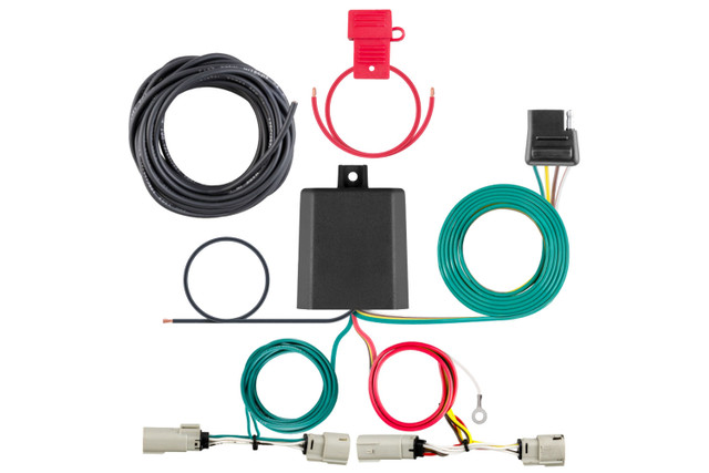 Curt Bronco Custom 4-Way Flat Output Trailer Wiring Harness (2021-2023) - Image