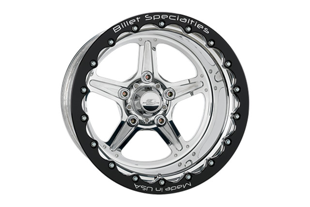 Billet Specialties Mustang Street Lite Polished Single Beadlock Rear Wheel - 15x10 (1994-2004) - Image Billet Specialties Mustang Street Lite Polished Single Beadlock Rear Wheel - 15x10 (1994-2004) - Image