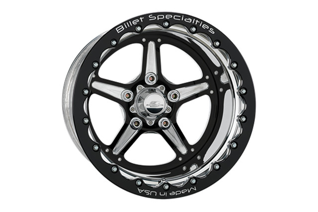 Billet Specialties Mustang Street Lite Black Single Beadlock Rear Wheel - 15x10 (1994-2004) - Image Billet Specialties Mustang Street Lite Black Single Beadlock Rear Wheel - 15x10 (1994-2004) - Image