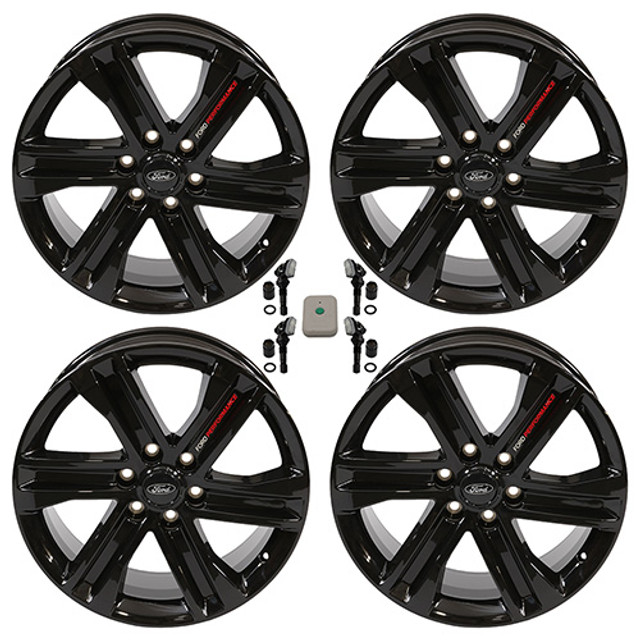 Ford Performance F-150 Wheel Set 20"x8.5" - Gloss Black (2015-2023) - Image