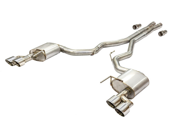 Steeda Mustang GT 3" Cat-Back Exhaust System - 304 Stainless (2018-2023) - Image Steeda Mustang GT 3" Cat-Back Exhaust System - 304 Stainless (2018-2023) - Image