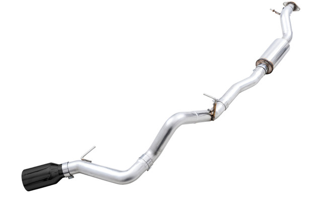 AWE Bronco 0FG Cat-Back Exhaust System w/ BashGuard - Single 5" Diamond Black Tip (2021-2023) - Image AWE Bronco 0FG Cat-Back Exhaust System w/ BashGuard - Single 5" Diamond Black Tip (2021-2023) - Image