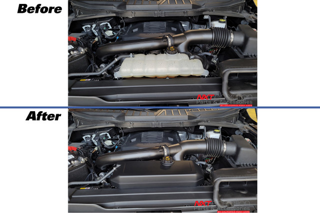 California Pony Cars F-150 Coolant Tank Cover (2015-2023) - Image California Pony Cars F-150 Coolant Tank Cover (2015-2023) - Image