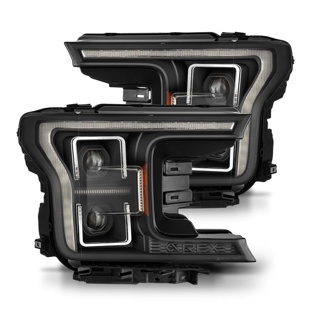 AlphaRex F-150 PRO-Series G2 Halogen Projector Headlights - Black (2018-2020) - Image AlphaRex F-150 PRO-Series G2 Halogen Projector Headlights - Black (2018-2020) - Image