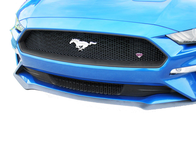 Diamond Grilles Mustang Ecoboost Black Grille Set w/Emblem Cutout (2018-2023) - Image Diamond Grilles Mustang Ecoboost Black Grille Set w/Emblem Cutout (2018-2023) - Image