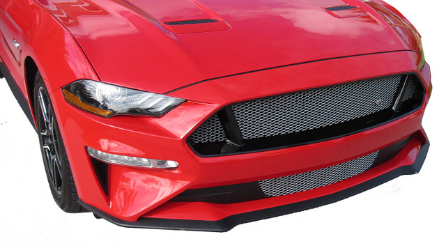 Diamond Grilles Mustang GT Stainless Grille Set w/o Emblem Cutout (2018-2023) - Image Diamond Grilles Mustang GT Stainless Grille Set w/o Emblem Cutout (2018-2023) - Image