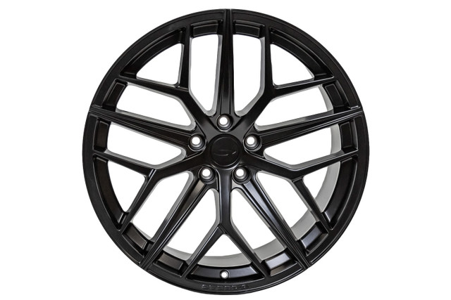 Steeda Trident Satin Black Wheel - 20x11, Rear Only (2005-2026) - Image Steeda Trident Satin Black Wheel - 20x11, Rear Only (2005-2026) - Image