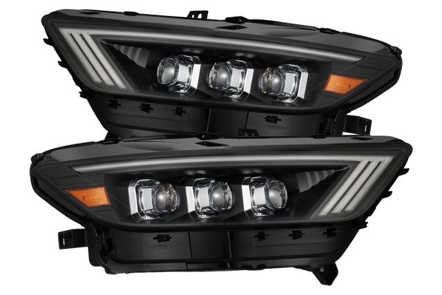 AlphaRex Mustang/GT350/GT500 NOVA-Series LED Projector Headlights - Black (2015-2023) - Image AlphaRex Mustang/GT350/GT500 NOVA-Series LED Projector Headlights - Black (2015-2023) - Image