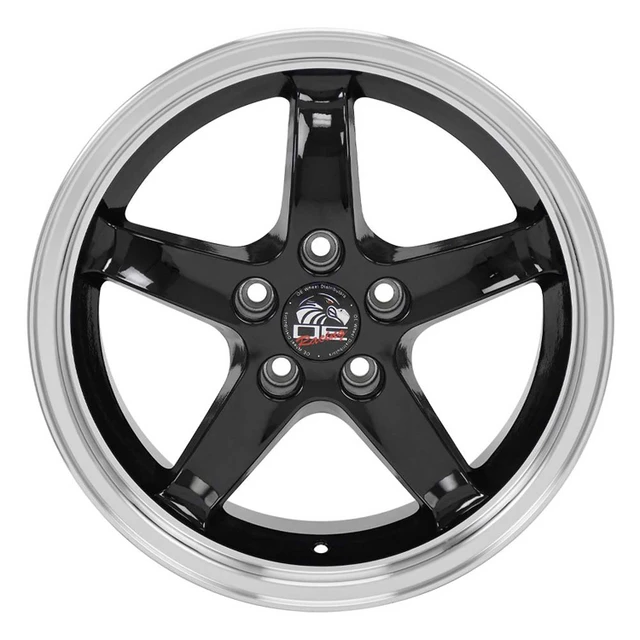 OE Wheels FR04B-D17090-5450-24SM Mustang Cobra Style Silver w