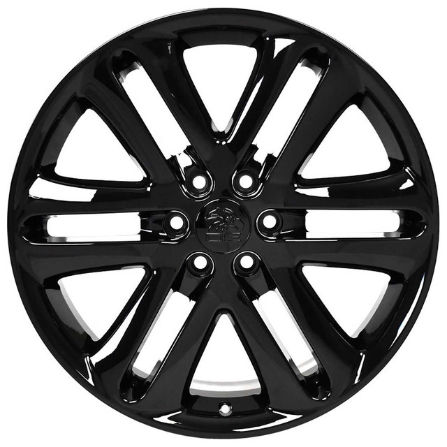 OE Wheels F-150 FR76 Black Replica Wheel - 22x9 (2004-2023) - Image OE Wheels F-150 FR76 Black Replica Wheel - 22x9 (2004-2023) - Image