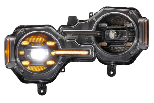 Morimoto LF497-A Bronco XB LED Headlights - Amber (21-23)