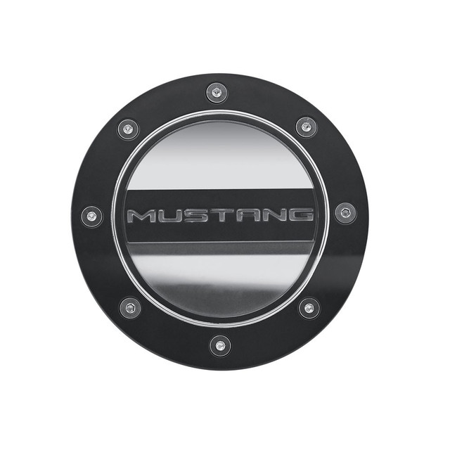 Drake Mustang Fuel Door Comp Series With Mustang Logo (2015-2021) - Image