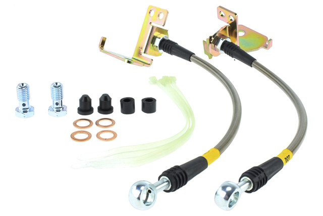 StopTech Mustang GT/GT500 Stainless Steel Rear Brake Lines (2005-2014) - Image