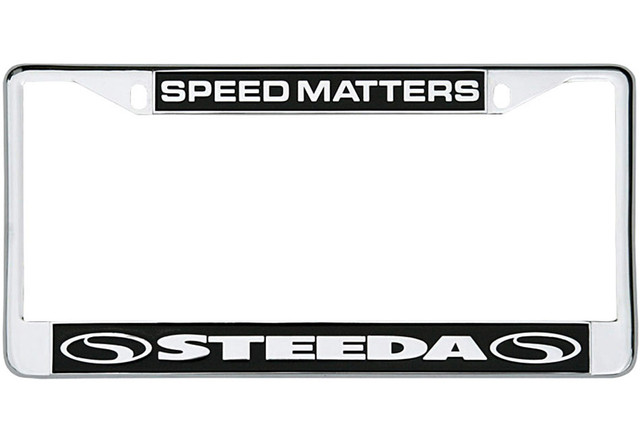 Steeda Chrome License Plate Tag Frame - Image