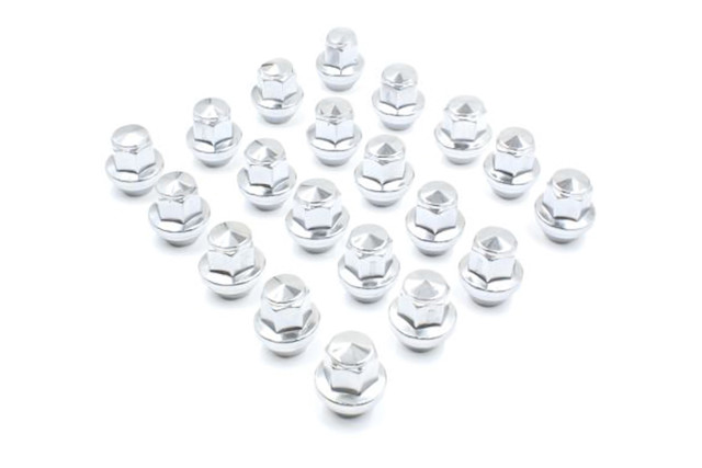 【AAKE】NUT MUSTANG JP Steeda 555 6607 Mustang Factory Style Lug Nut Kit - Chrome