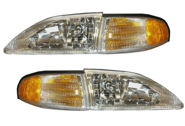 PDI Mustang Cobra Style Headlights - Clear (1994-1998) - Image PDI Mustang Cobra Style Headlights - Clear (1994-1998) - Image