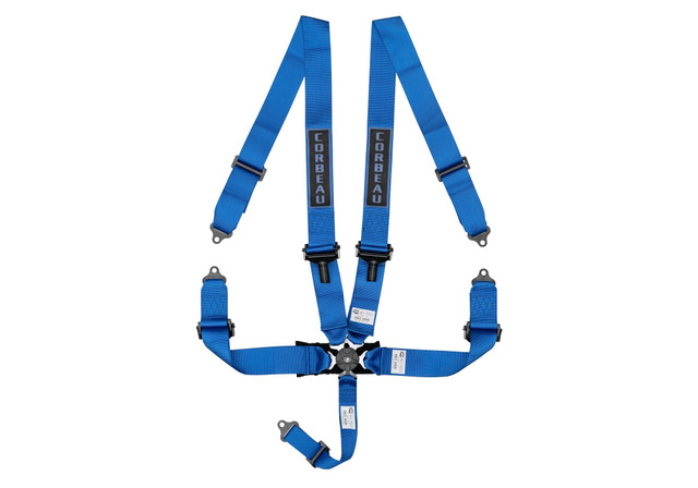 Corbeau Mustang 5-Point 3" Camlock Harness Belt Blue (1979-2023) - Image