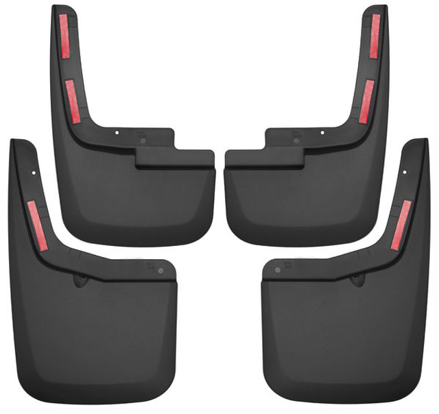 Husky Liners Front & Rear Mudguards F-150 w/ OE Fender Flares - Black (2015-2023) - Image