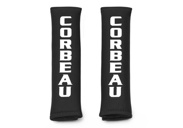 Corbeau Mustang Black 3" Harness Pads Pair (1979-2023) - Image