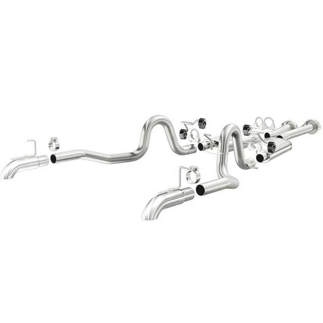 MagnaFlow 17118 Large Stainless Steel Performance Exhaust System Kit – Boosts Power & Sound - View #6