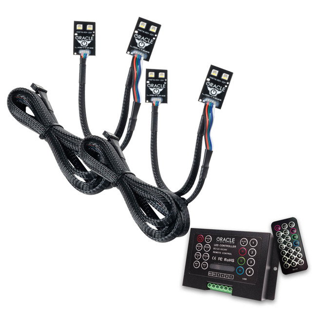 ORACLE Bronco Sport ColorSHIFT RGB+W Headlight DRL + Halo Upgrade Kit - w/2.0 Controller (2021-2022) - Image