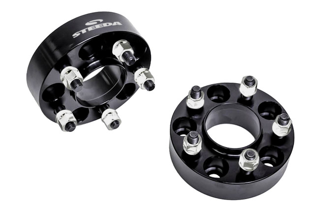 Steeda Mustang/Explorer 20mm Hubcentric Billet Aluminum Wheel Spacer - Pair (2015-2026) - Image Steeda Mustang/Explorer 20mm Hubcentric Billet Aluminum Wheel Spacer - Pair (2015-2026) - Image