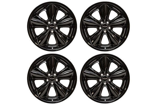 Chad McQueen Racing Mustang Mulholland Gloss Black Staggered Street Wheel Package - 20x10/11 (2005-2023) - Image Chad McQueen Racing Mustang Mulholland Gloss Black Staggered Street Wheel Package - 20x10/11 (2005-2023) - Image