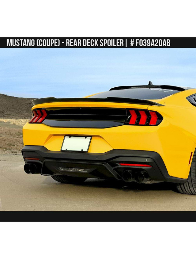 AirDesign Mustang Rear Deck Spoiler - Gloss Black (2024-2026) - Image
