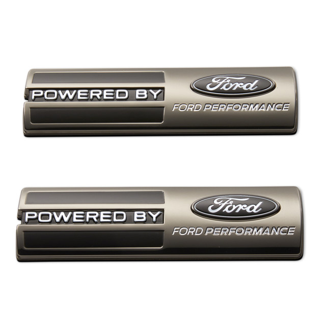 Ford Performance "Powered by Ford Performance" Badge Pair - Black - Image