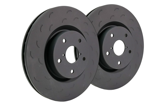 Hawk F-150 Talon Slotted Front Brake Rotors (2010-2020) - Image