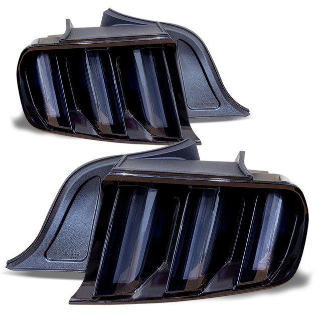 Winjet Mustang Smoked Tail Lights - 2015 Style (2015-2023) - Image