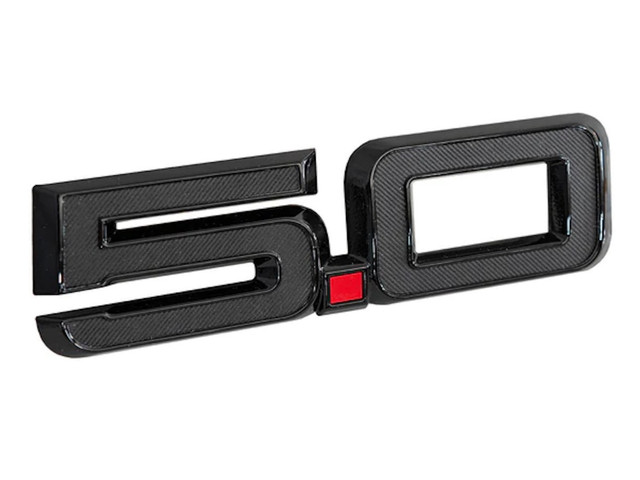 Ford Mustang 5.0 Fender Emblem - Black (2024-2026) - Image