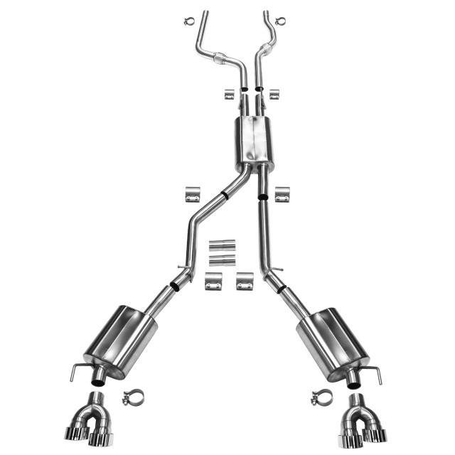 Thermal R&D Explorer ST Cat-Back Exhaust System w/ Front Pipes - Polished Tips (2020-2025) - Image Thermal R&D Explorer ST Cat-Back Exhaust System w/ Front Pipes - Polished Tips (2020-2025) - Image