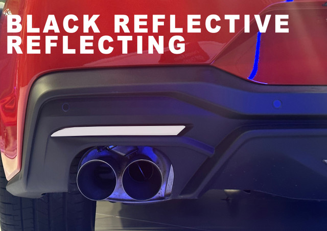 Anchor Room Mustang Rear Bumper Marker Lens Blackout - Black Reflective (2018-2026) - Image Anchor Room Mustang Rear Bumper Marker Lens Blackout - Black Reflective (2018-2026) - Image