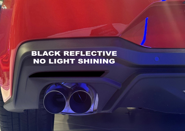 Anchor Room Mustang Rear Bumper Marker Lens Blackout - Matte Black (2018-2026) - Image Anchor Room Mustang Rear Bumper Marker Lens Blackout - Matte Black (2018-2026) - Image